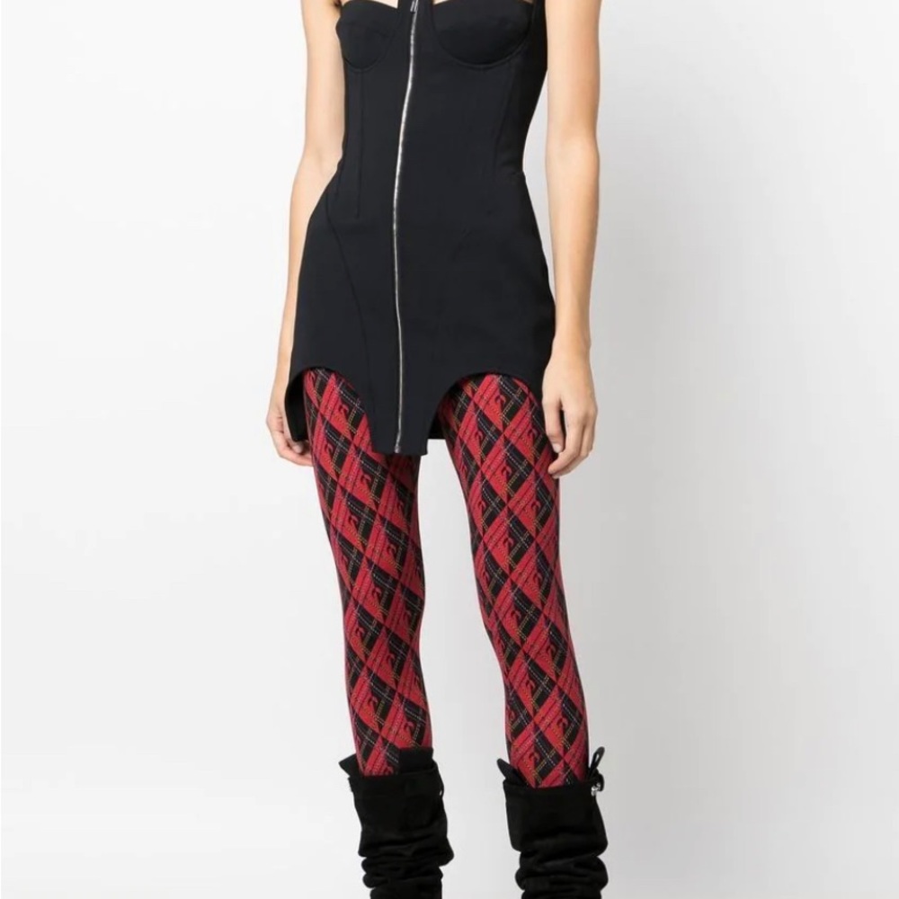 Marine Serre print leggings, Size Large
